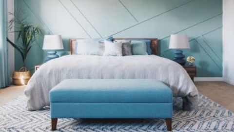 Coastal bedroom design element